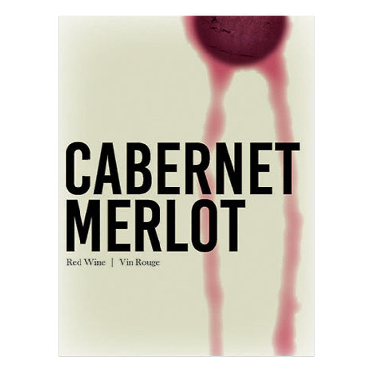 Cabernet Merlot Wine Labels 30/PACK