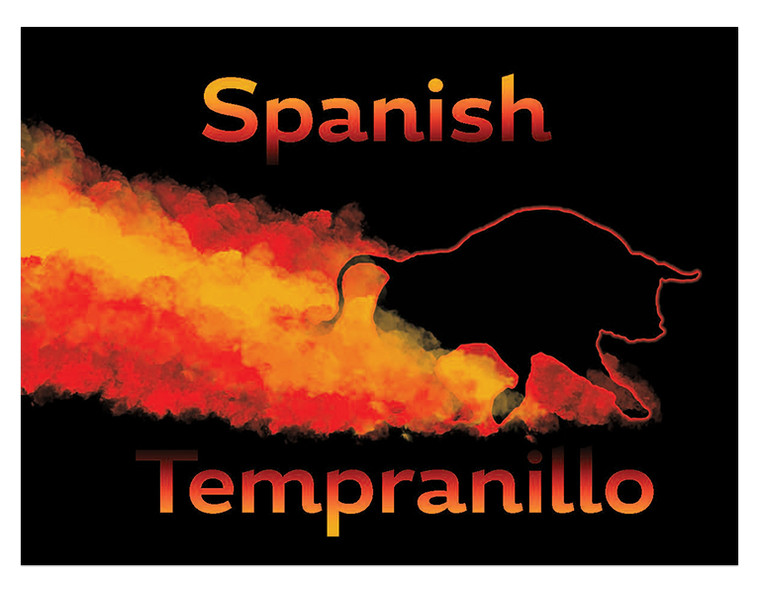 Spanish Tempranillo Wine Labels 30/PACK