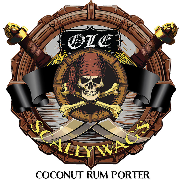 OLE SCALLYWAG'S COCONUT RUM PORTER INGREDIENT PACKAGE Limited Edition
