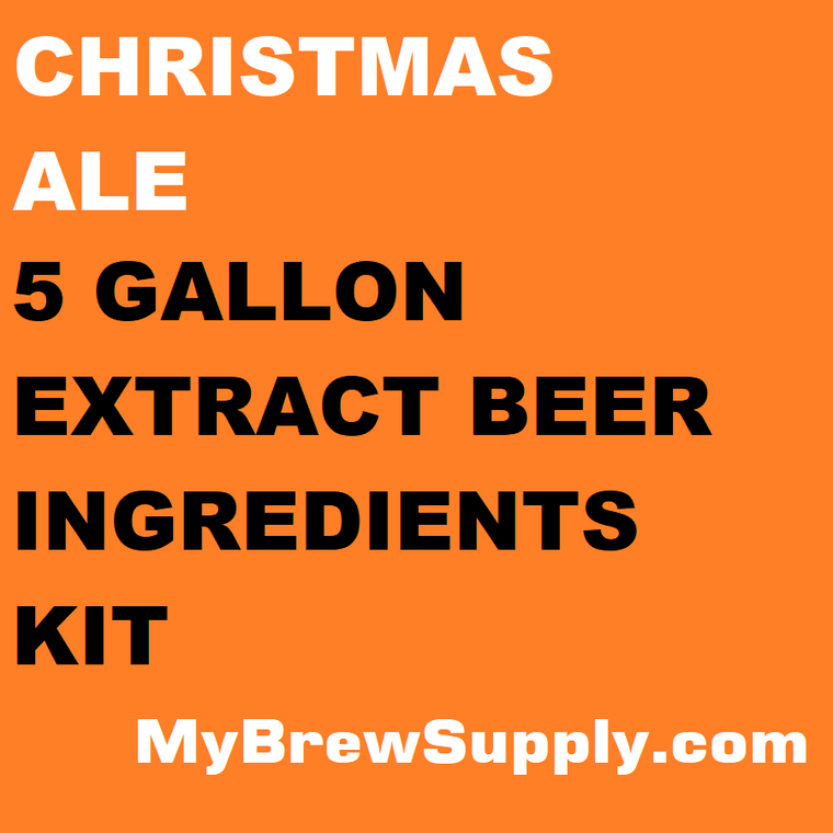 Christmas Ale My Brew Supply Premium 5 gallon beer ingredient kit