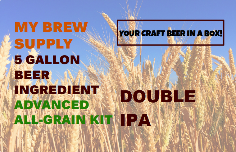 Double IPA My Brew Supply All Grain Advanced 5 gallon beer ingredient kit