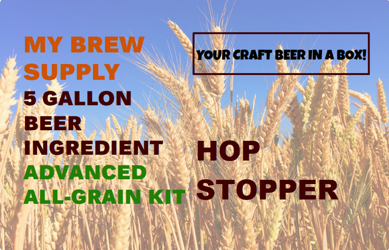 Hop Stopper IPA My Brew Supply All Grain Advanced 5 gallon beer ingredient kit