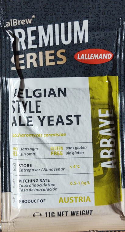 LALLEMAND ABBAYE ALE BREWING YEAST 11 GRAM