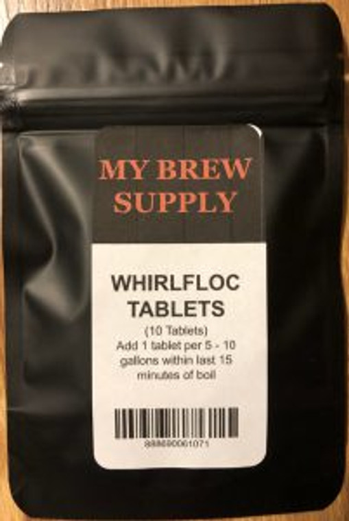 Whirlfloc Tablets 10 per Re-Sealable Packet