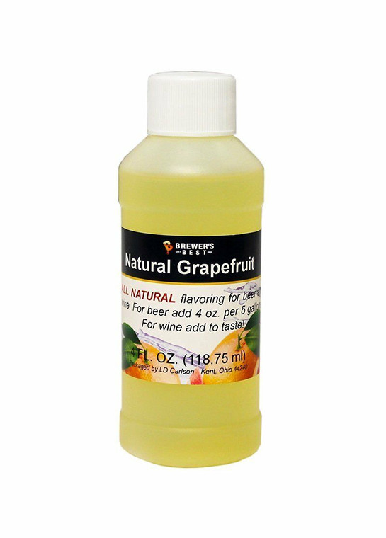 Natural Grapefruit Flavoring Extract 4 oz.