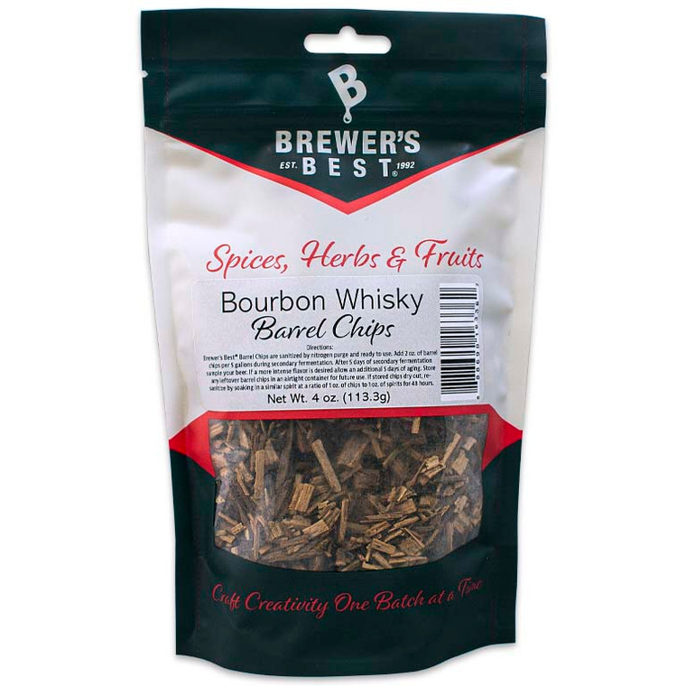 Brewers Best Bourbon Whisky Barrel Chips 4 oz