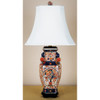 2022: Autumn in Bloom - Luxury Hand Painted Porcelain - 30 Inch Lamp with Silk Shade 10013