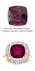 7101DG.168175.81027203 - 9 x 9 - Cushion Cut Rhodolite [Reddish Purple] Garnet - Diana Princess of Wales Ring Style