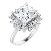 1-A Platinum Diamond 3.81 ct Benzgem Engagement Ring