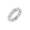 *10640 Size 9, Natural 3.00 CTW H&A Super Ideal Cut Diamond Eternity Ring