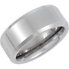 Tungsten Couture - Men's Wear Resistant 8.3 millimeter Custom Sized Fashion | Wedding Band - Polished Finish