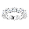 3.3 ctw Oval Diamond Platinum Eternity Ring, #10847