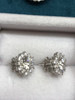 Adamas and Gold, Lady's Bespoke Halo Earrings, Ideal-Cut Diamonds - 10877