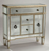 Silver Mirror - 36"t X 36"w X 13"d Entry Chest, Sideboard - Contemporary Modern Style Mirrored Chest, Sideboard, 6114