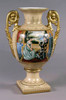 Luxury Hand Painted Reproduction Sevres  Style Porcelain, 17 Inch Tabletop | Mantel Vase