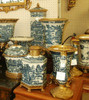 Lyvrich Handmade Luxury Porcelain and Gilded Ormolu - Pattern, Indigo Blue and White 5717 Lyvrich