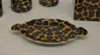 Lavish Leopard Decorator Print, Luxury Handmade Chinese Porcelain, 9 Inch Soap Dish, Style 702