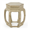 5596.LEG - Wooden Hexagonal - Occasional Table | Seat | Stool