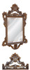 Classic Elements, 39"t x 23"w Rectangular Shape Bevel Glass Mirror, Custom Finish Ornate Accent Mirror, 5432