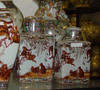 Merry Monkeys - Luxury Handmade Reproduction Chinese Porcelain - 08 Inch Square Container or Covered Jar - Style E94