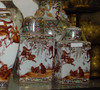 Merry Monkeys - Luxury Handmade Reproduction Chinese Porcelain - 06 Inch Square Container or Covered Jar - Style E94