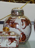 Merry Monkeys - Luxury Handmade Reproduction Chinese Porcelain - Round 12 Inch Covered Jar - Style B21