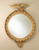 Traditional Federal 52" Round Bevel Regency Style Mirror - Parcel Gilt Finish, 5115