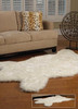 Polar Bear Faux Skin Rug - Natural Look and Authentic Shape - 56" X 93", 4960