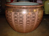 Double Happiness Coral Blush and Gold - Geometric Luxury Handmade Reproduction Chinese Porcelain - 20 Inch Fish Bowl | Fishbowl | Planter | Lamp Table Base Style 35 Double Happiness Coral Blush and Gold - Geometric Luxury Handmade Reproduction Chinese Porcelain - 20 Inch Fish Bowl | Fishbowl | Planter | Lamp Table Base Style 35