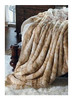 Palomino Mink - Luxaire Faux Fur Throw - Natural look & Luxuriously Soft - 71" Extra Large, 4453