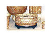 Style 591 - Burgundy Medallion and Gold - Luxury Handmade Reproduction Chinese Porcelain - 18 Inch Foot Bath | Planter | Centerpiece Style 591 Style 591 - Burgundy Medallion and Gold - Luxury Handmade Reproduction Chinese Porcelain - 18 Inch Foot Bath | Planter | Centerpiece Style 591