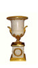 4027 MH - Marble Trophy Cup Urn | Vase with Plinth #502A