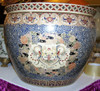 Bird of Paradise - Luxury Handmade Reproduction Chinese Porcelain - 20 Inch Fish Bowl | Fishbowl | Planter | Lamp Table Base Style 35