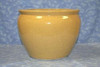 Golden Yellow Decorator Crackle - Luxury Handmade Chinese Porcelain - 10 Inch Fish Bowl | Fishbowl | Planter Style 35
