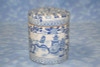 Blue and White Pagoda - Luxury Handmade Reproduction Chinese Porcelain - 6 inch Decorative Container - Style 29