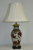 Merry Monkeys - Luxury Handmade Reproduction Chinese Porcelain - 30 Inch Tabletop Lamp Style 3L