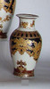 Ebony Black and Gold Acanthus - Luxury Handmade Reproduction Chinese Porcelain - 14 Inch Mantel Vase | Jardiniere - Style 3