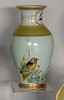 Bluebird Nature Scene - Luxury Handmade Reproduction Chinese Porcelain - 14 Inch Mantel Vase | Jardiniere - Style 3