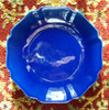 Cobalt Blue Decorator Crackle, Luxury Handmade Reproduction Chinese Porcelain, 8 Inch Decorative Display Plate Style 811