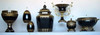 Neo Classical Ebony Black and Gold Flourish - Luxury Chinese Porcelain Pattern - 1 Neo Classical Ebony Black and Gold Flourish - Luxury Chinese Porcelain Pattern - 1