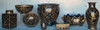 Ebony Black and Gold Pagoda - Luxury Chinese Porcelain Pattern - 1 Ebony Black and Gold Pagoda - Luxury Chinese Porcelain Pattern - 1