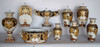 Ebony Black and Gold Acanthus - Luxury Chinese Porcelain Pattern - 1
