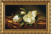 Magnolias on Gold Velvet - Martin Johnson Heade - Framed Canvas Artwork4 sizes available/Click for info 2787 22.5" X 31.5"