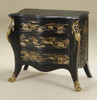 Hand Painted and Gilt Bronze Ormolu - 37 Inch Accent | Entry - Chinoiserie Design