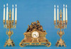 2588 LEB - Clock • 12 and Candelabra • 45 Set