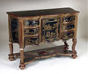 Hand Painted - 45.5 Inch Sideboard - Chinoiserie Design