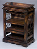 Wine Storage Rack and Server Combo - 30 Inch - Iron Scroll