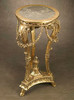 Marble & Gilt Bronze Ormolu - 42.5 Inch Ornate Plant Stand