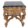 Opulent Italian Baroque - Grand Scale End | Lamp Table - 27 inch - Gold Parcel Gilt Finish