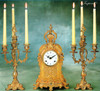 ar 2013 LEB - Donation Imperial d'Oro Ormolu, Desk, Shelf, Mantel Clock #51 - Shown in French Gold